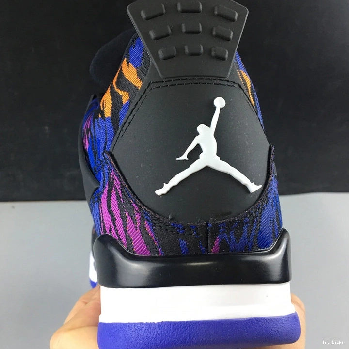 Retro 4 BQ9043-005 Violet - Black Rush (GS) Jordan 0509